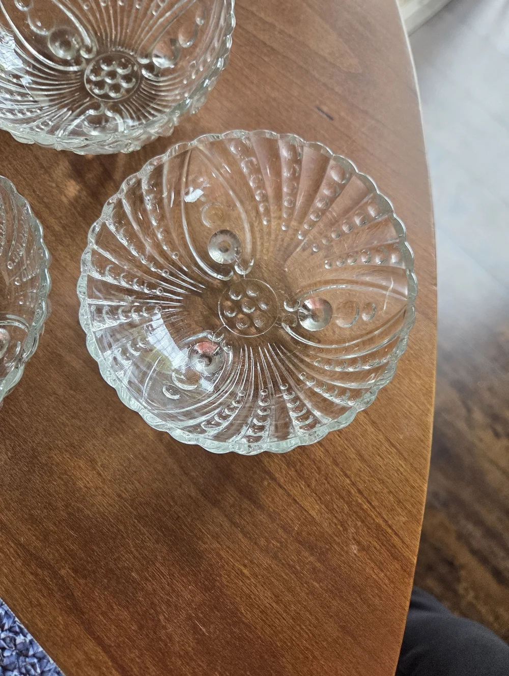 Anchor Hocking 1940s Clear Depression Glass 